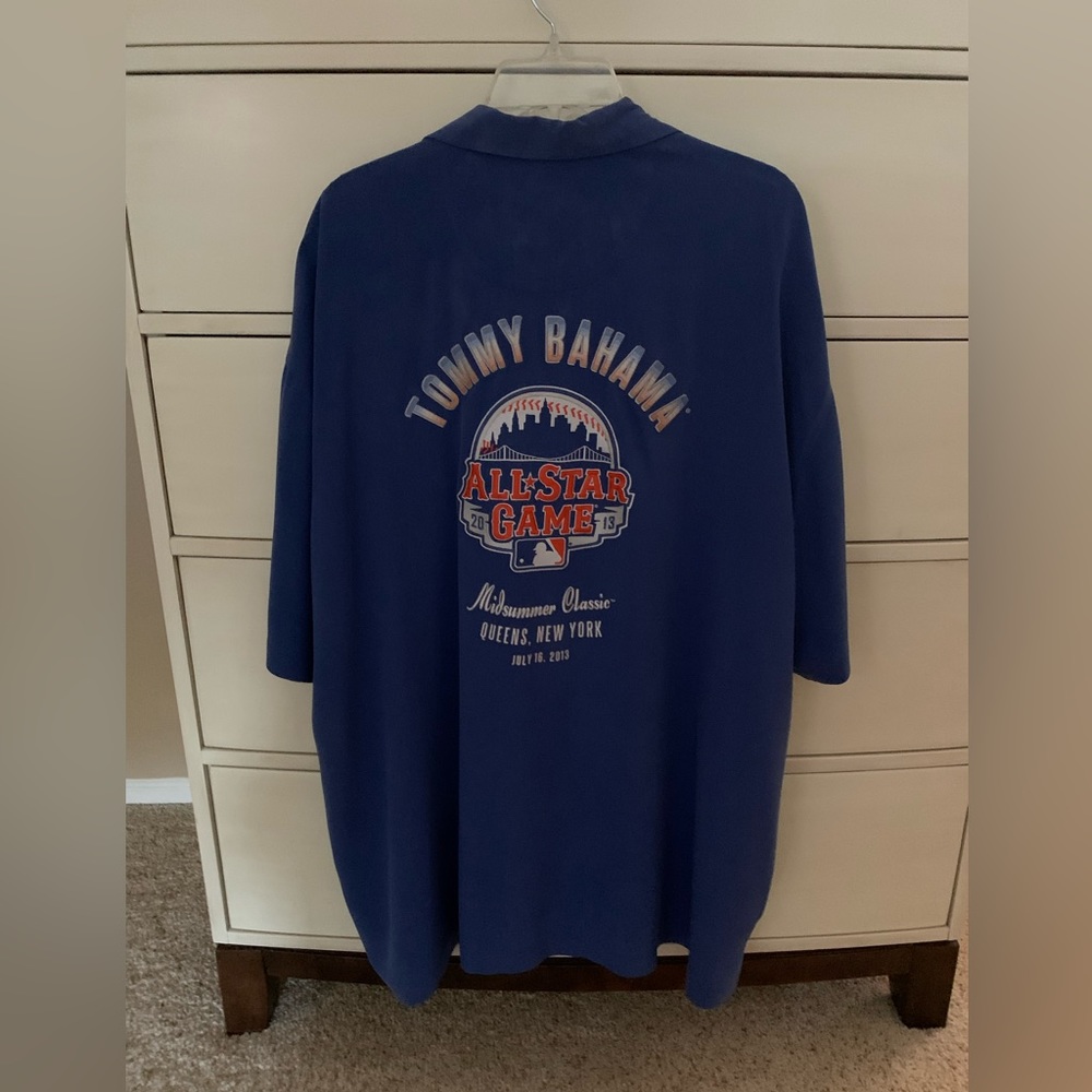 NY Mets Tommy Bahama Midsummer Classic Men’s Silk Shirt